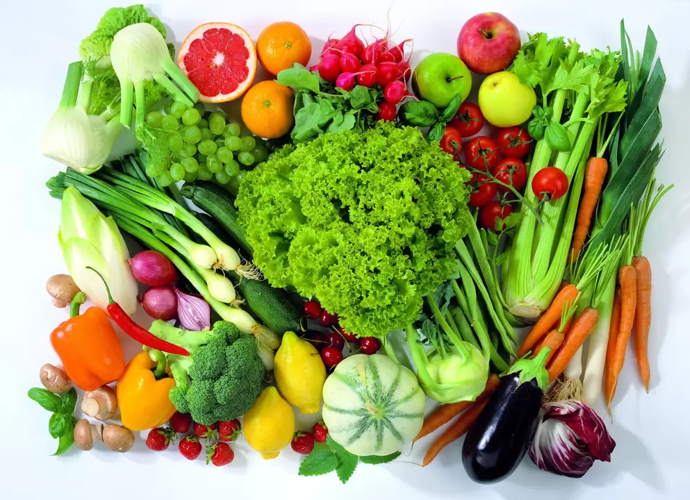 verduras y frutas para potencial